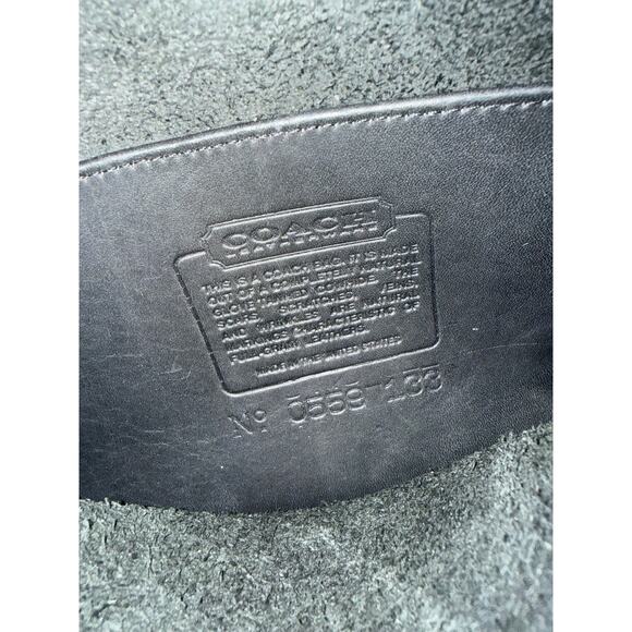 Vintage COACH Black CROSS BODY PENNY SHOULDER BAG HANDBAG PURSE - Picture 4 of 8